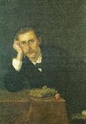 Ernst Josephson portratt av j.p. jacobsen oil painting reproduction